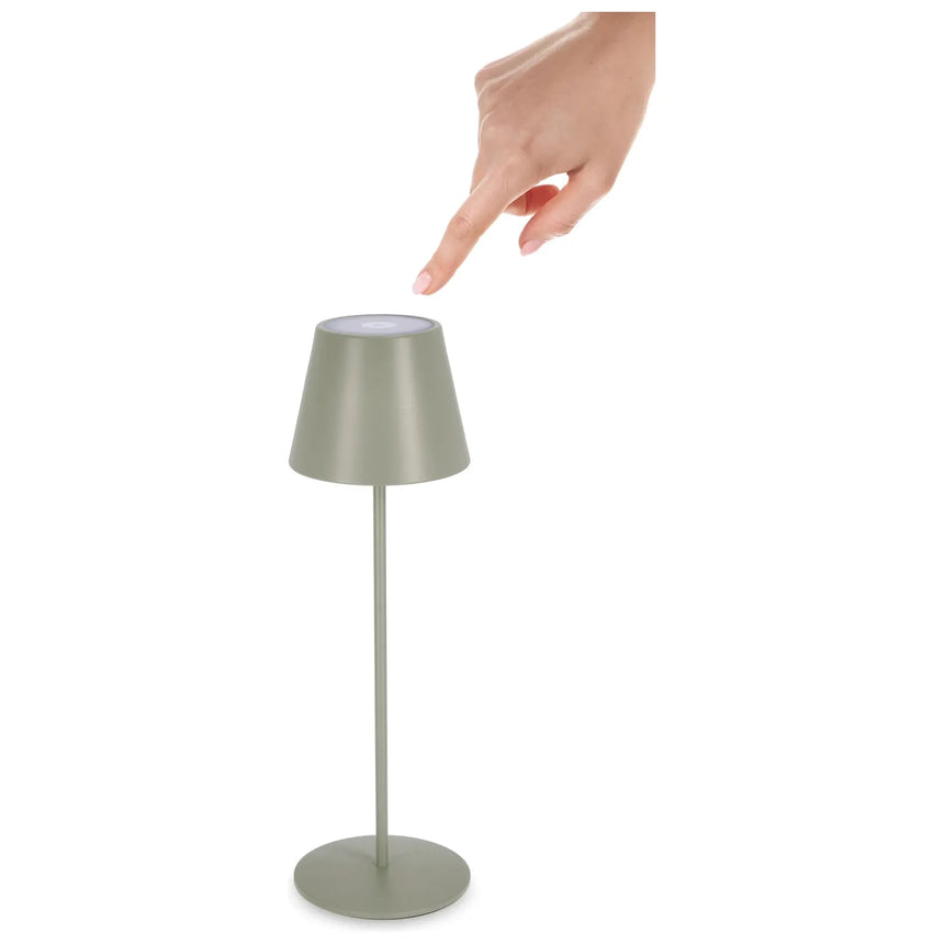 Etna Tischlampe LED Salbeigrün Höhe 38 cm - ZEN ZONE Furniture