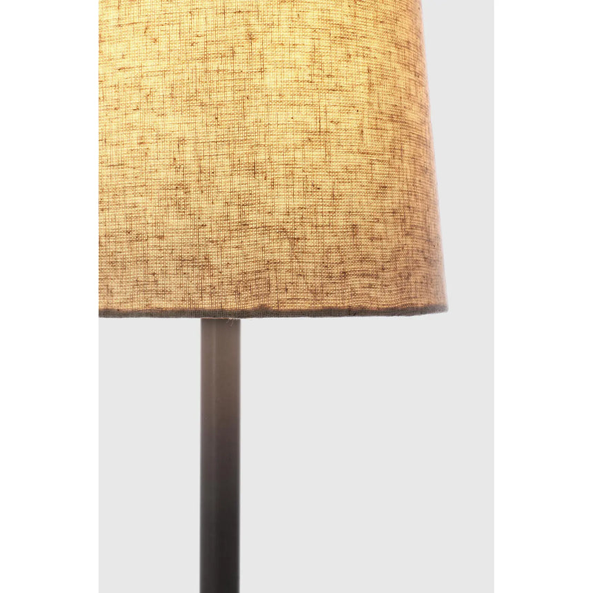 Tischleuchte Assam Schwarz-Beige Höhe 60cm - ZEN ZONE Furniture