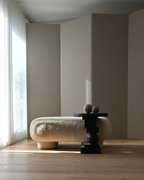 Artist Beistelltisch aus Faserbeton in Coffee oder Bone White von 101 Copenhagen – Bild 2