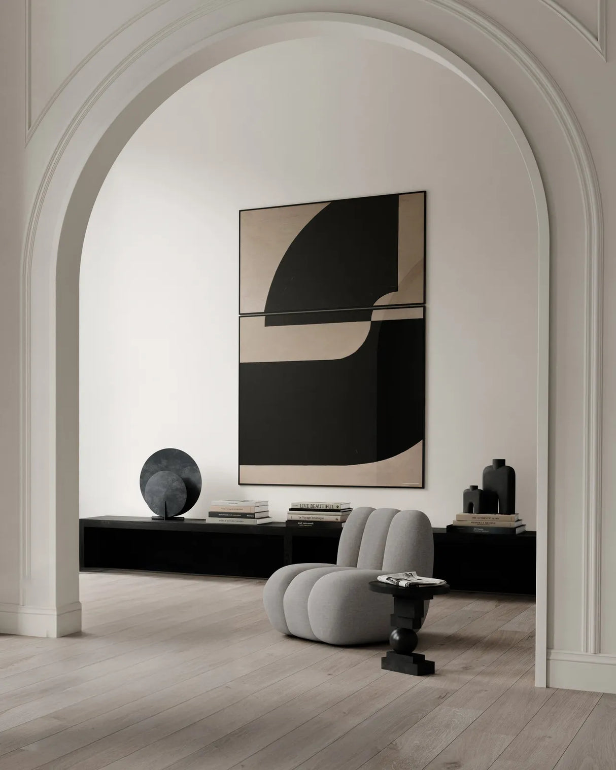 Artist Beistelltisch aus Faserbeton in Coffee oder Bone White von 101 Copenhagen – Bild 3