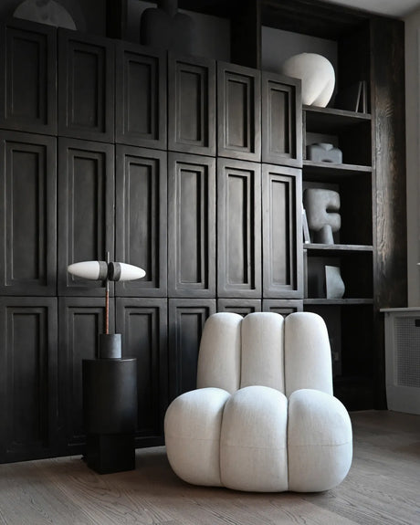 Beistelltisch Column aus Faserbeton in Coffee von 101 Copenhagen – Bild 7