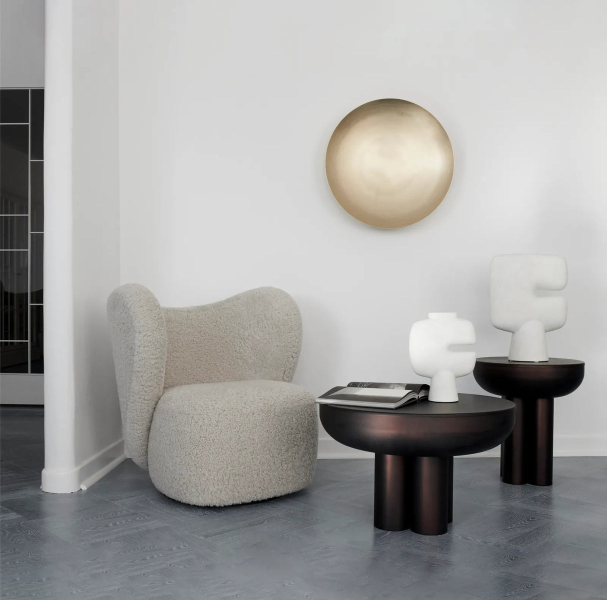 Beistelltisch Crown aus Aluminium, Beton oder Glas, Hoch von 101 Copenhagen – Bild 6