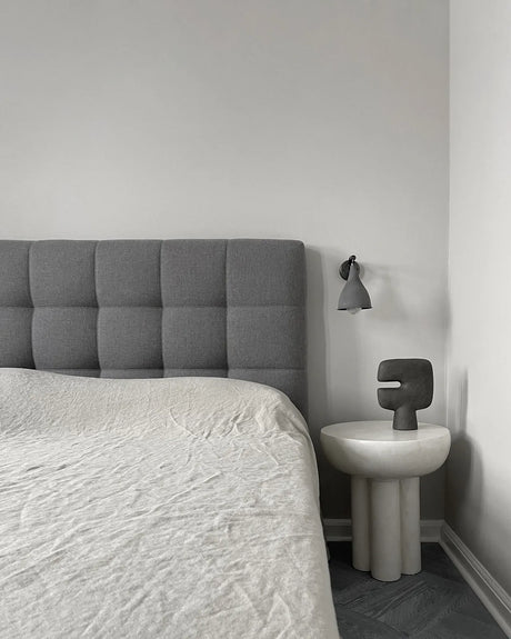 Beistelltisch Crown aus Faserbeton in Bone White, Hoch von 101 Copenhagen – Bild 4