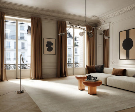 Beistelltisch Crown aus Glas in Caramel, Hoch von 101 Copenhagen – Bild 2