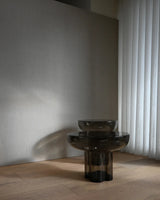 Beistelltisch Crown aus Glas in Smoked Forest, Hoch von 101 Copenhagen – Bild 6