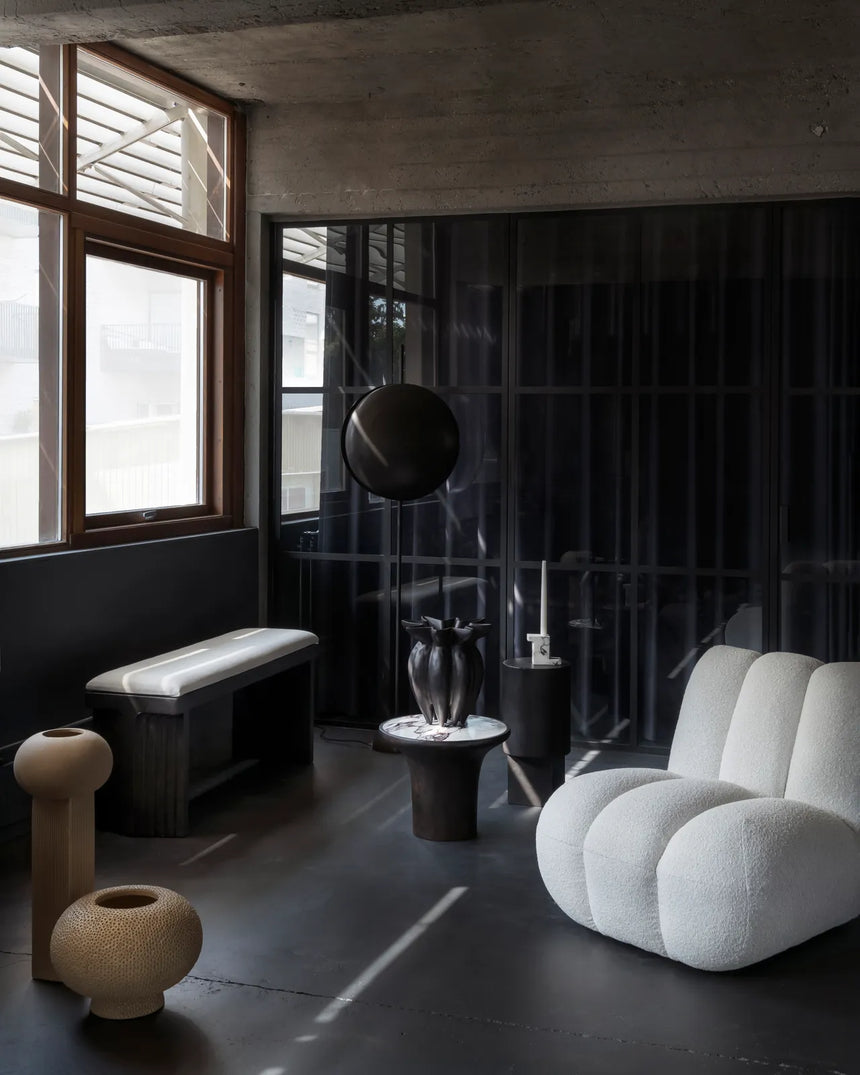 Beistelltisch Trumpet aus Faserbeton, Marmor oder Glas, Niedrig von 101 Copenhagen – Bild 6