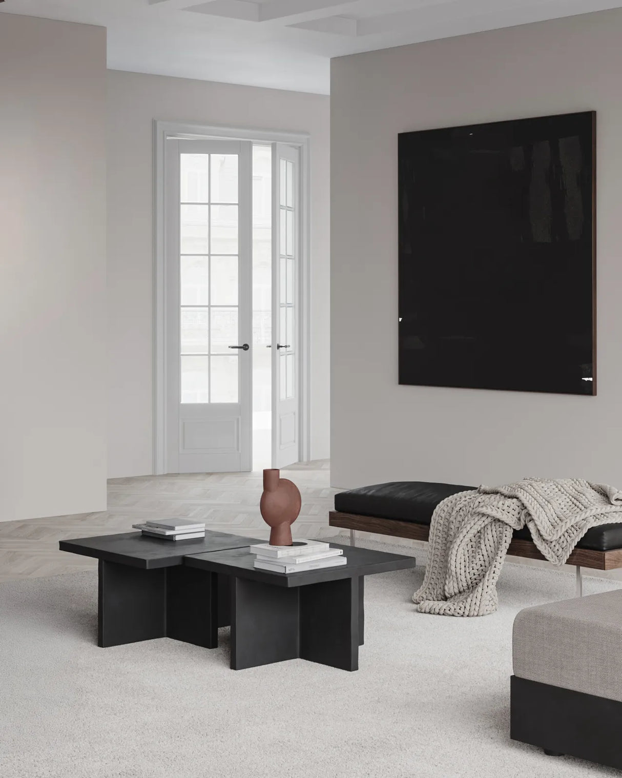 Brutus Couchtisch aus Faserbeton oder massiver Eiche von 101 Copenhagen – Bild 4