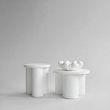 Couchtisch Big Foot, klein, aus Faserbeton in Bone White, 65×65×43 cm von 101 Copenhagen – Bild 4