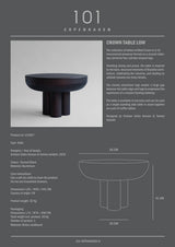 Couchtisch Crown aus Aluminium, Beton oder Glas, Niedrig von 101 Copenhagen – Bild 7