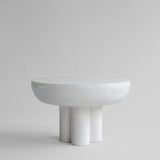Couchtisch Crown aus Faserbeton in Bone White, Niedrig von 101 Copenhagen – Bild 1