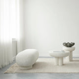 Couchtisch Crown aus Faserbeton in Bone White, Niedrig von 101 Copenhagen – Bild 3