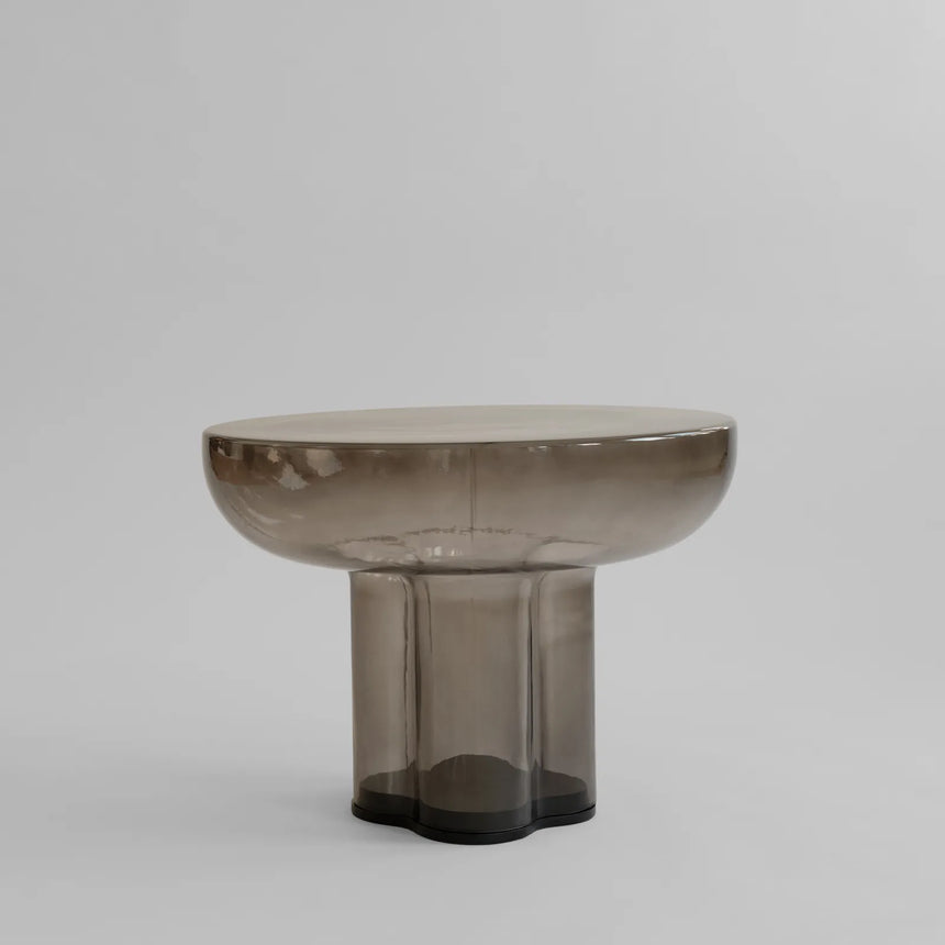 Couchtisch Crown aus Glas in Smoked Forest, Niedrig von 101 Copenhagen – Bild 1