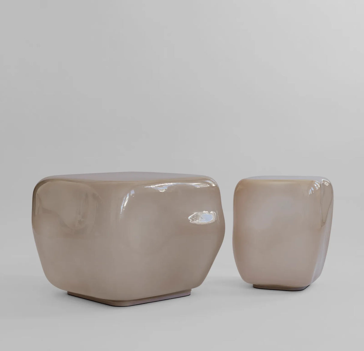 Couchtisch Ishi aus Glas in Smoked Desert oder Forest von 101 Copenhagen – Bild 4