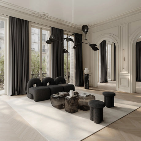 Couchtisch Ishi aus Glas in Smoked Forest von 101 Copenhagen – Bild 2