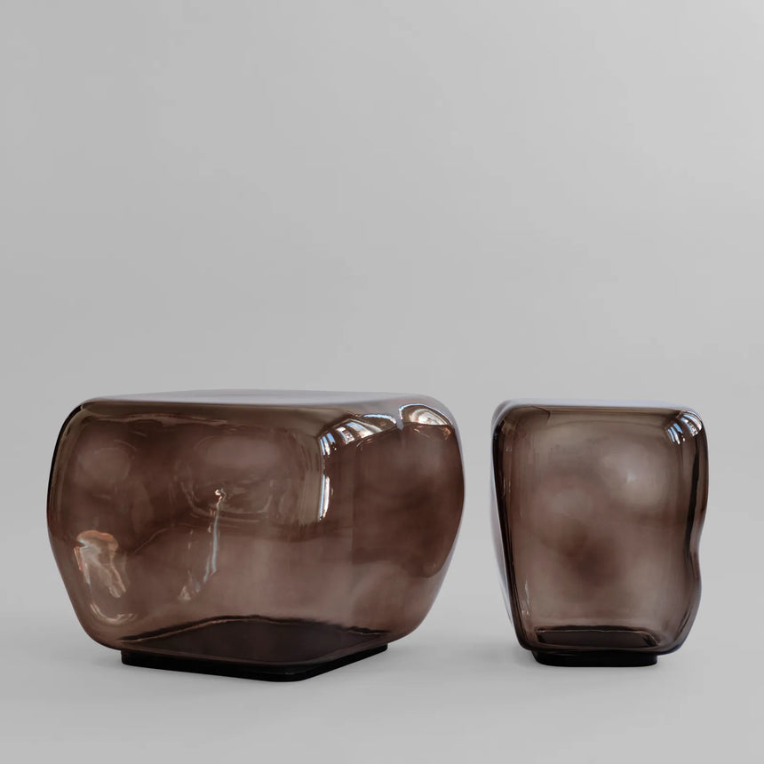 Couchtisch Ishi aus Glas in Smoked Forest, Medio von 101 Copenhagen – Bild 4