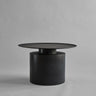 Couchtisch Pillar aus plattiertem Metall in Burned Black, Niedrig von 101 Copenhagen – Bild 1