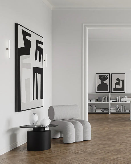 Couchtisch Pillar aus plattiertem Metall in Burned Black, Niedrig von 101 Copenhagen – Bild 4