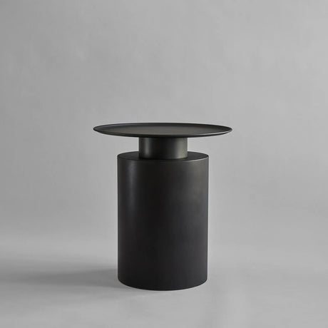 Couchtisch Pillar aus plattiertem Metall in verbranntem Schwarz, Hoch von 101 Copenhagen – Bild 1