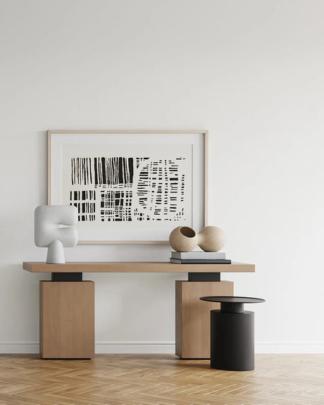 Couchtisch Pillar aus plattiertem Metall in verbranntem Schwarz, Hoch von 101 Copenhagen – Bild 3