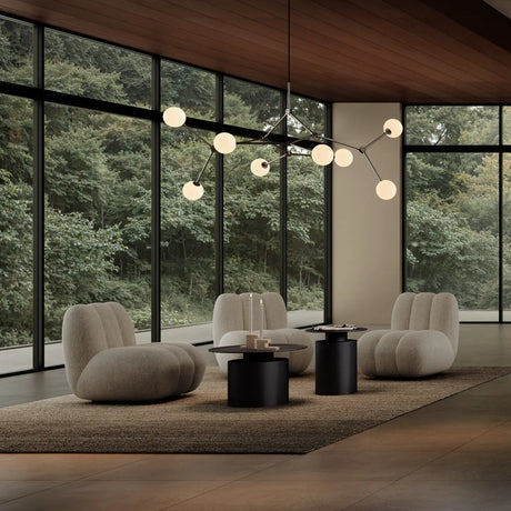 Couchtisch Pillar aus plattiertem Metall in verbranntem Schwarz, Hoch von 101 Copenhagen – Bild 4