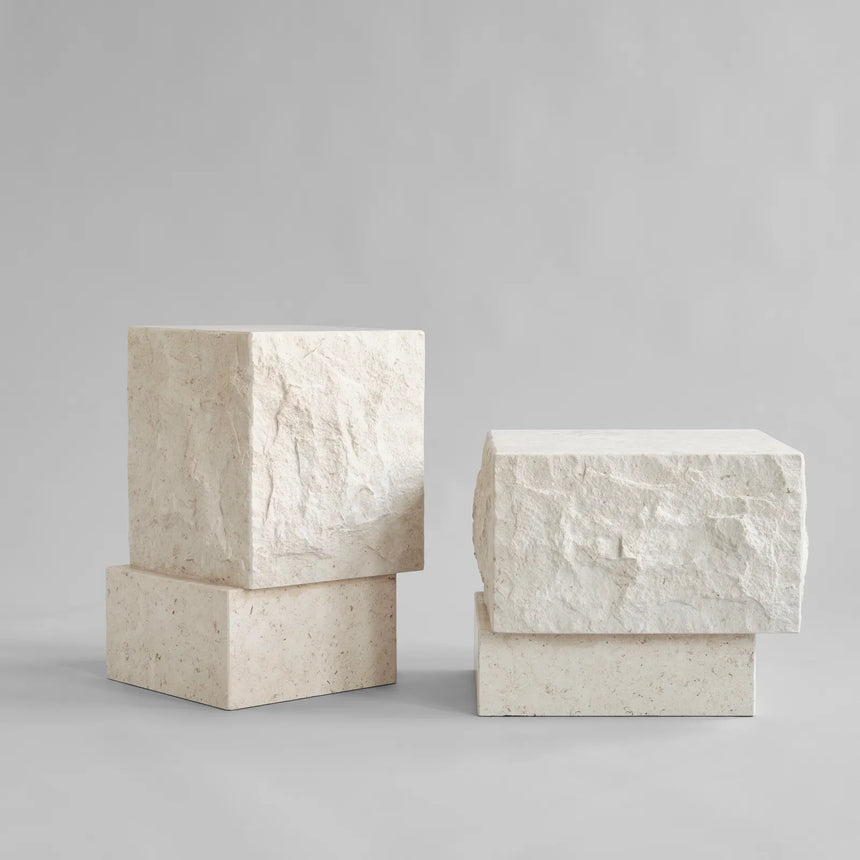 Couchtisch Temple aus Kalkstein, klein, 42x40x35 cm von 101 Copenhagen – Bild 10