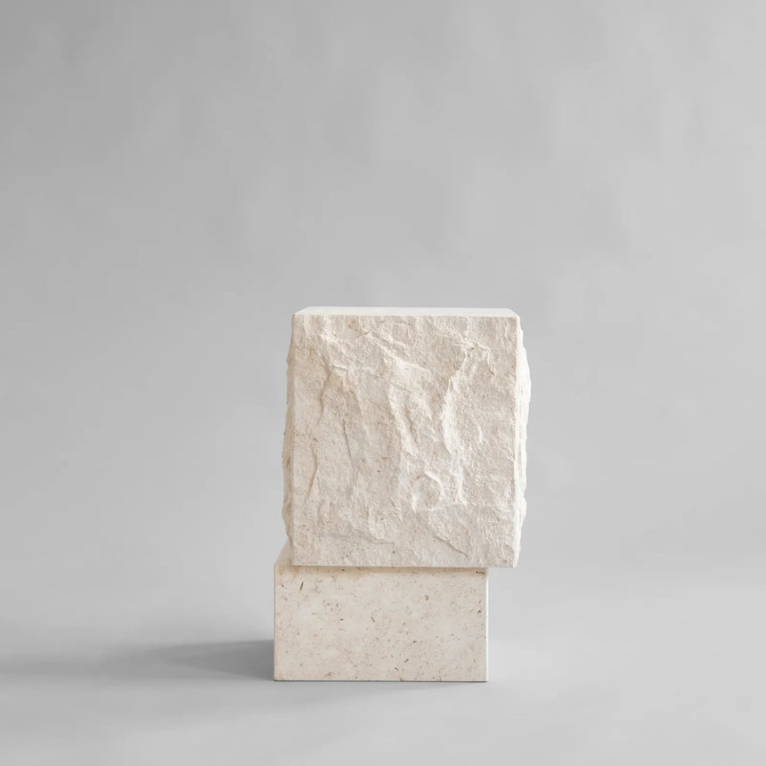 Couchtisch Temple aus Kalkstein, schmal, 32×33×50 cm von 101 Copenhagen – Bild 1