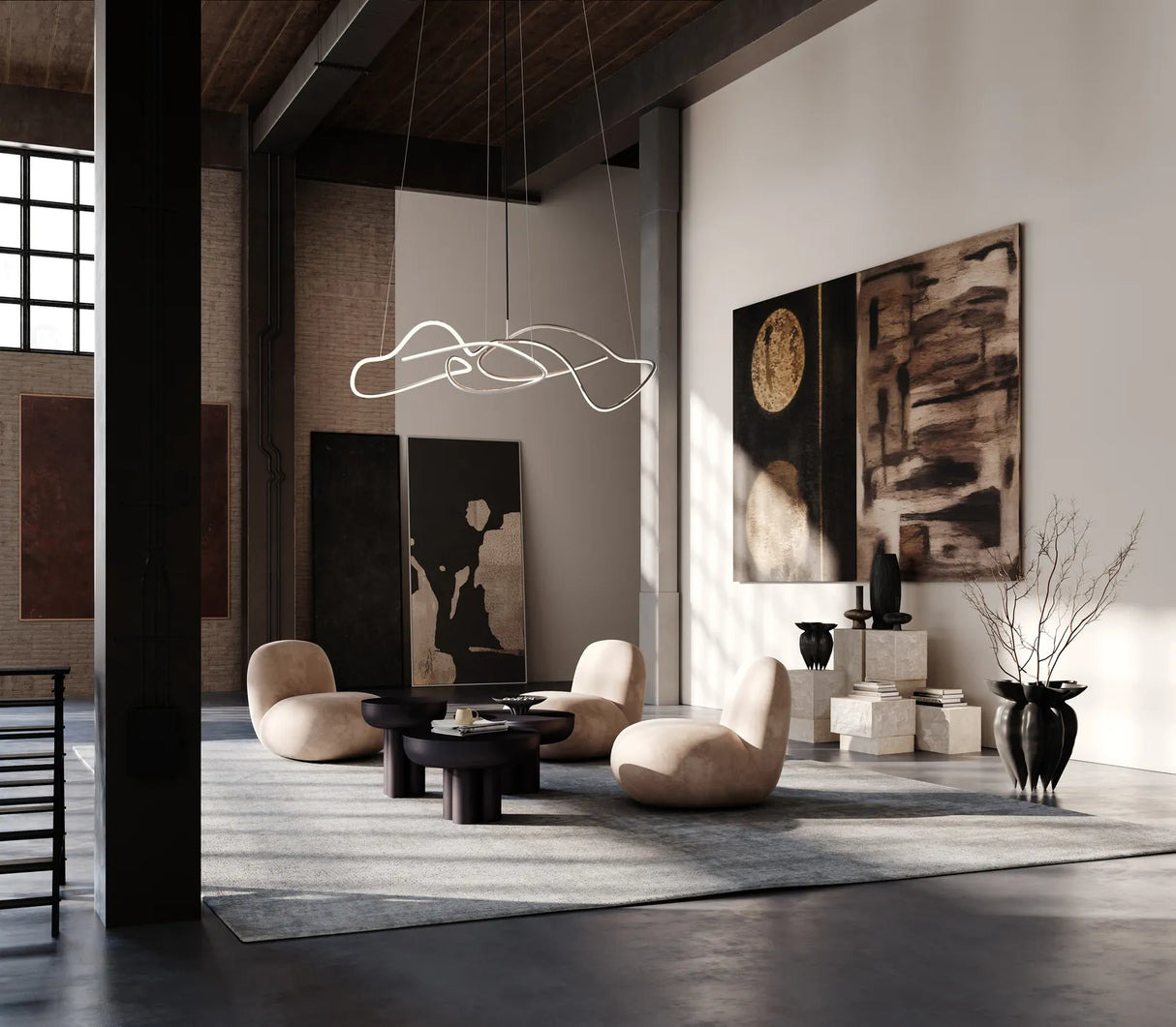 Couchtisch Temple aus Kalkstein, schmal, 32×33×50 cm von 101 Copenhagen – Bild 4