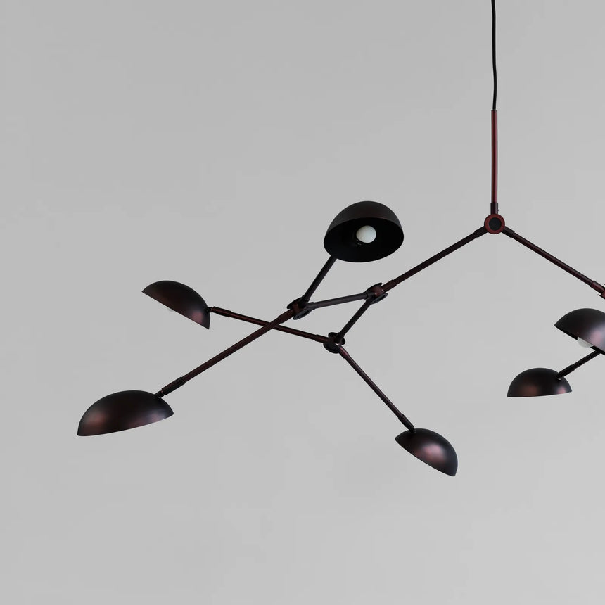 Drop Kronleuchter - Burned Black (5m) von 101 Copenhagen – Bild 1