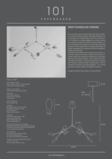 Drop Kronleuchter - Chrome (5m) von 101 Copenhagen – Bild 4