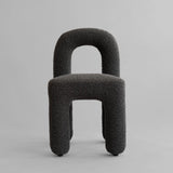 Essstuhl Daiku aus Bouclé in Deep Taupe von 101 Copenhagen – Bild 3