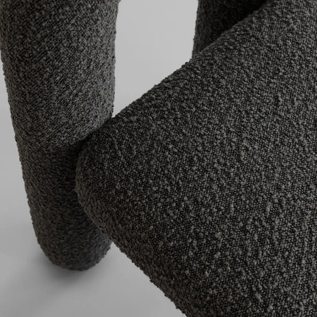 Essstuhl Daiku aus Bouclé in Deep Taupe von 101 Copenhagen – Bild 7