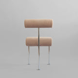 Essstuhl Hiro aus Edelstahl und Leder in Nubuck von 101 Copenhagen – Bild 14