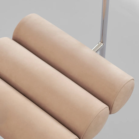 Essstuhl Hiro aus Edelstahl und Leder in Nubuck von 101 Copenhagen – Bild 15