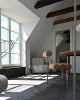 Essstuhl Hiro aus Edelstahl und Leder in Nubuck von 101 Copenhagen – Bild 6