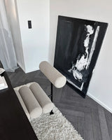 Essstuhl Hiro, aus Leinen in Sand, schwarze Beine von 101 Copenhagen – Bild 11