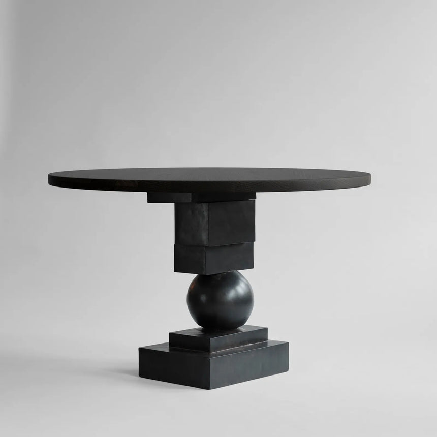 Esstisch Artist aus Eiche in Coffee Black, Ø120 cm von 101 Copenhagen – Bild 1