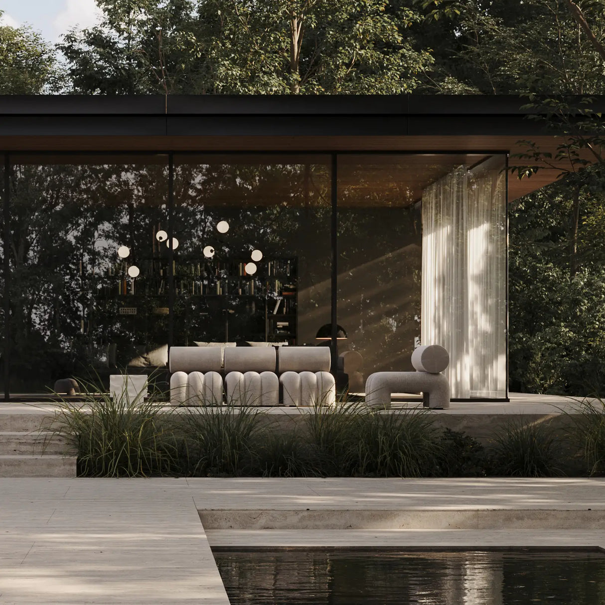 Outdoor Sessel Foku aus Olefin in Sunproof von 101 Copenhagen – Bild 2