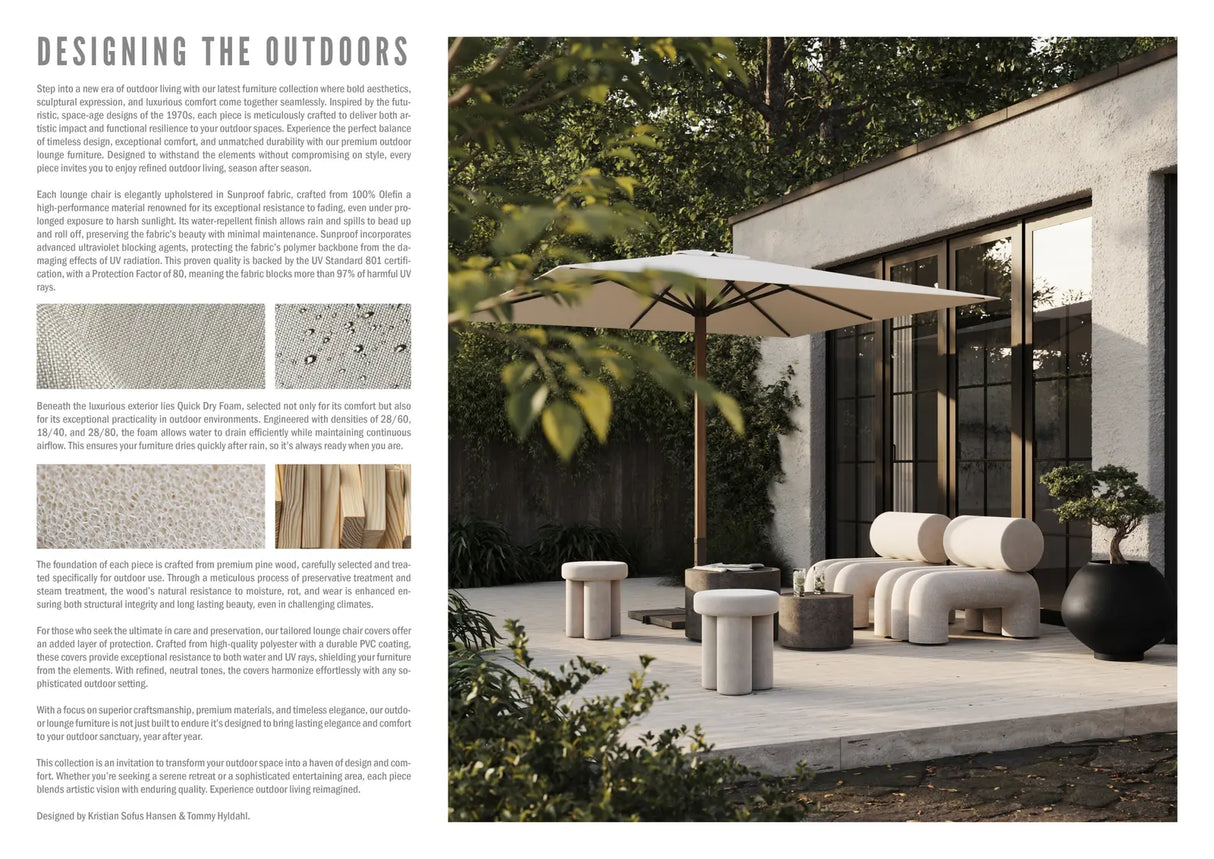 Outdoor Sessel Foku aus Olefin in Sunproof von 101 Copenhagen – Bild 8