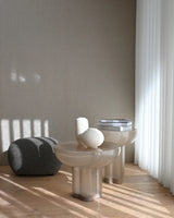 Pouf Toe aus Bouclé in Deep Taupe von 101 Copenhagen – Bild 6