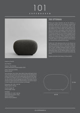 Pouf Toe aus Bouclé in Deep Taupe von 101 Copenhagen – Bild 7