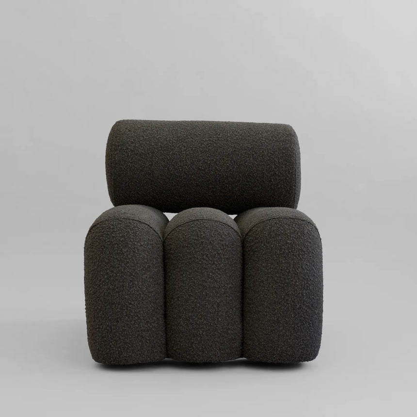 Sessel Foku aus Bouclé in Deep Taupe von 101 Copenhagen – Bild 1