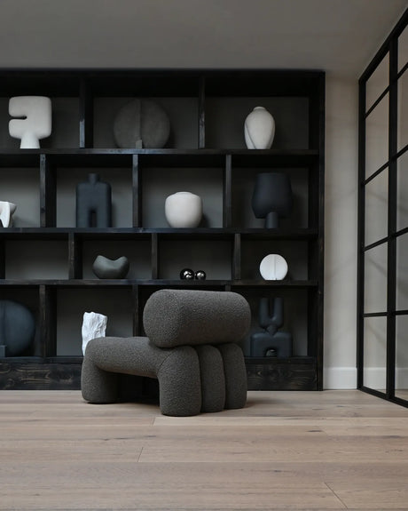 Sessel Foku aus Bouclé in Deep Taupe von 101 Copenhagen – Bild 11