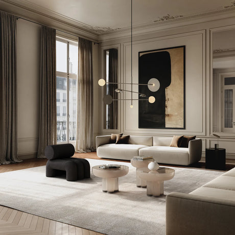 Sessel Foku aus Bouclé in Deep Taupe von 101 Copenhagen – Bild 3