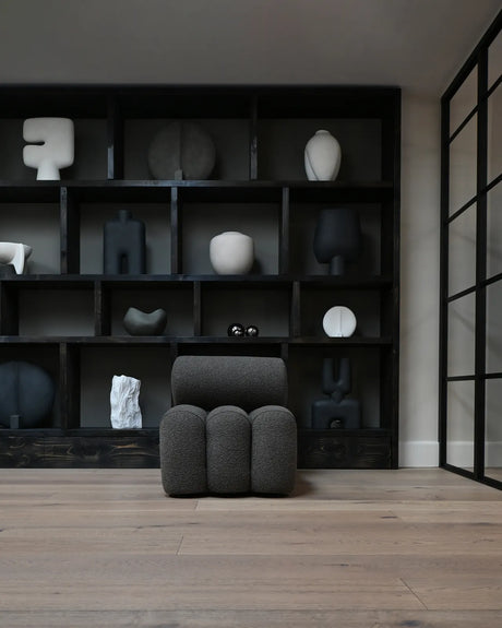 Sessel Foku aus Bouclé in Deep Taupe von 101 Copenhagen – Bild 6