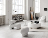Sessel Foku aus Bouclé in Off White von 101 Copenhagen – Bild 11