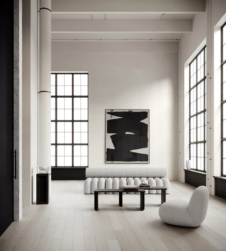 Sessel Foku aus Bouclé in Off White von 101 Copenhagen – Bild 13