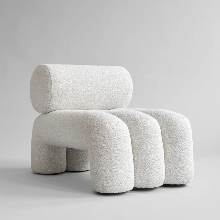 Sessel Foku aus Bouclé in Off White von 101 Copenhagen – Bild 16