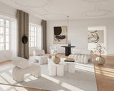 Sessel Foku aus Bouclé in Off White von 101 Copenhagen – Bild 6