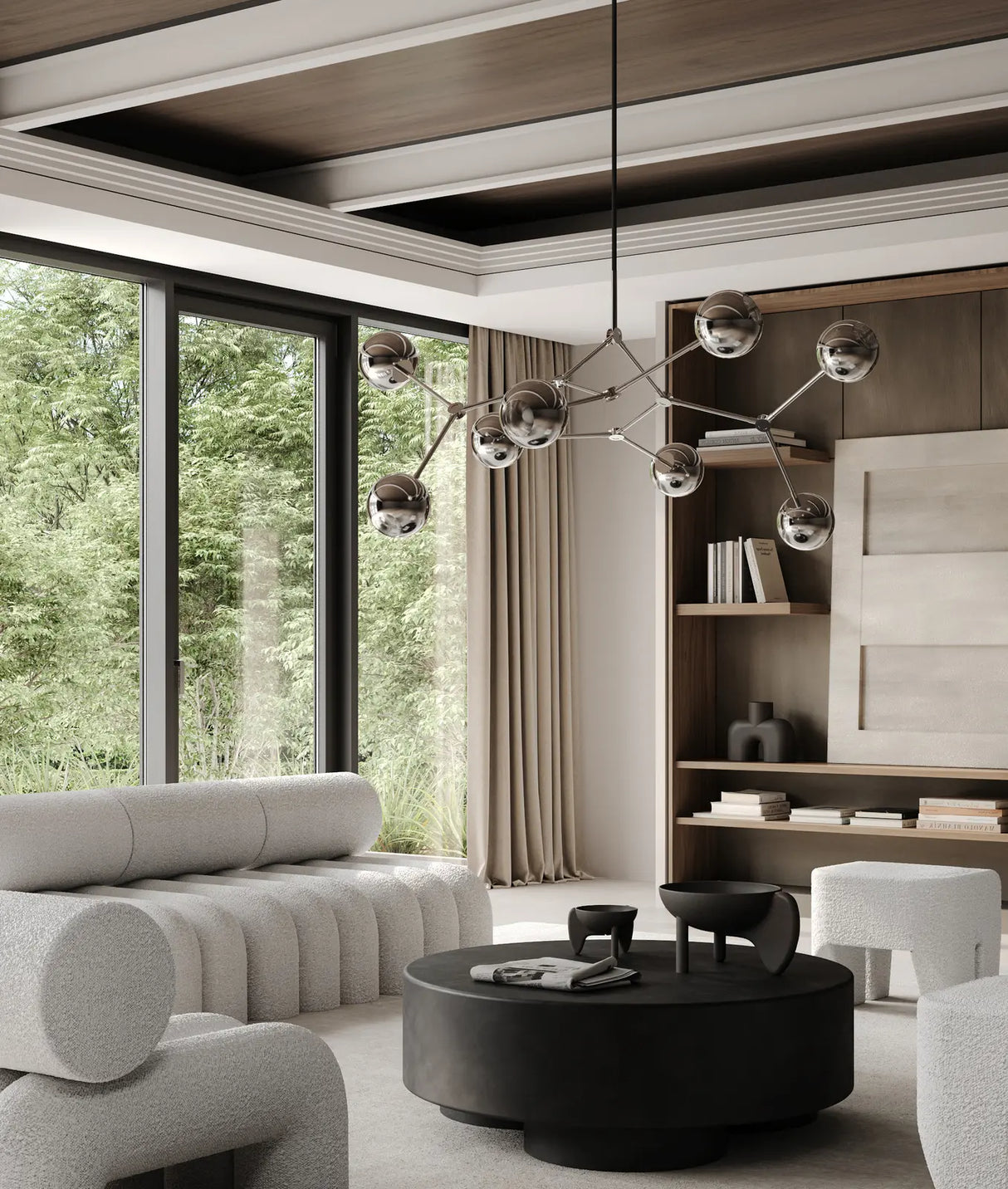 Sessel Foku aus Bouclé in Off White von 101 Copenhagen – Bild 7