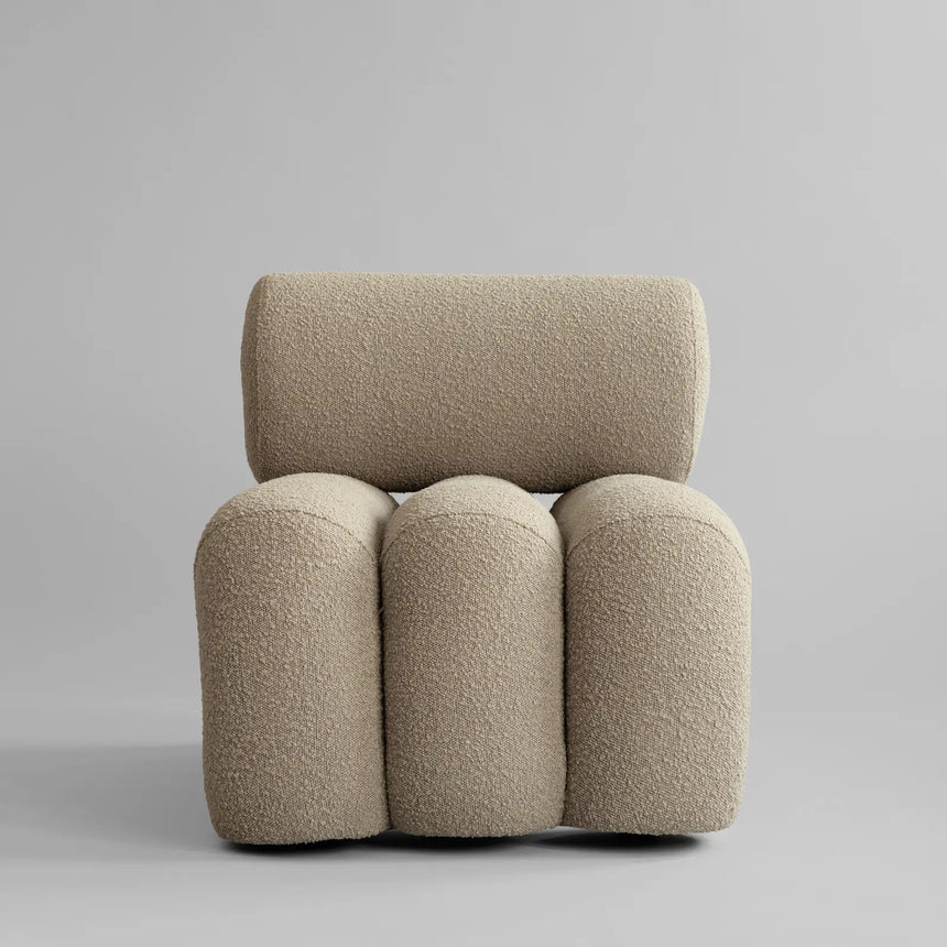 Sessel Foku aus Bouclé in Smoked Sand von 101 Copenhagen – Bild 1
